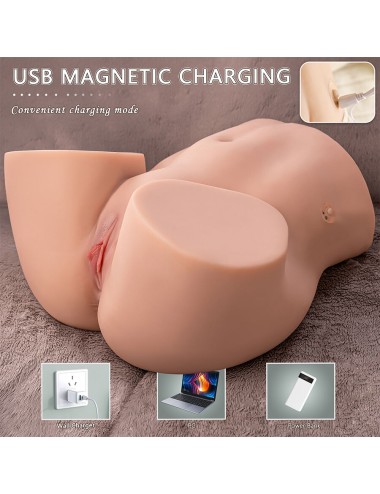 XISE - ETHEL THRUSTING MASTURBATORE VAGINA REALISTICO CON VIBRAZIONE MULTIPOSIZIONE