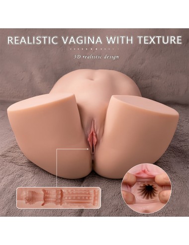 XISE - ETHEL THRUSTING MASTURBATORE VAGINA REALISTICO CON VIBRAZIONE MULTIPOSIZIONE