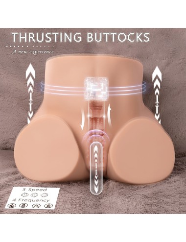 XISE - ETHEL THRUSTING MASTURBATORE VAGINA REALISTICO CON VIBRAZIONE MULTIPOSIZIONE