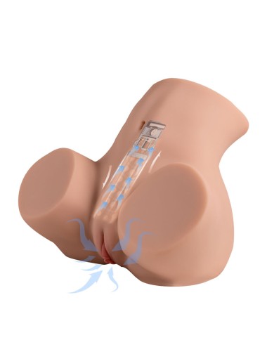 XISE - DANAE THRUSTING REALISTICO MASTURBATORE VAGINA CON VIBRAZIONE MULTI-POSIZIONE