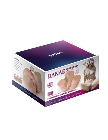 XISE - DANAE THRUSTING REALISTICO MASTURBATORE VAGINA CON VIBRAZIONE MULTI-POSIZIONE