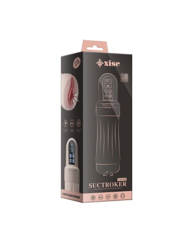 XISE - SUCTROKER V3.0 III MASTURBATORE VAGINA CON VIBRAZIONE