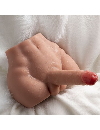 XISE - PEEL DILDO ASS REALISTICO DILDO MASTURBATORE POSIZIONE FRONTALE CON SPINTA 17,5 CM