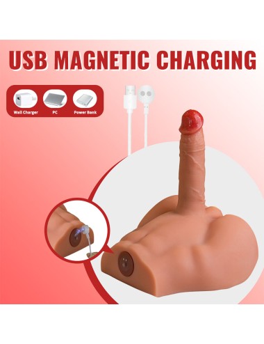 XISE - PEEL DILDO ASS REALISTICO DILDO MASTURBATORE POSIZIONE FRONTALE CON SPINTA 17,5 CM