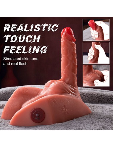 XISE - MICHAEL DILDO REALISTICO E MASTURBATORE ANALE CON SPINTA 15 CM