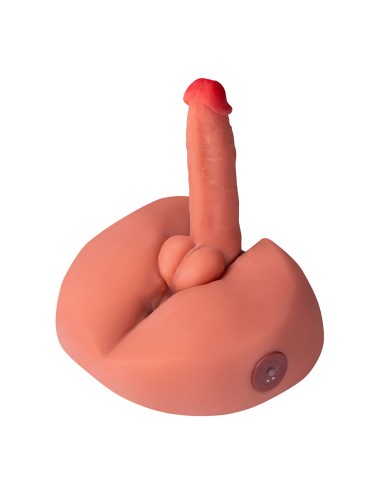 XISE - MIELE DILDO MASTURBATORE REALISTICO CON VIBRAZIONE 25 CM