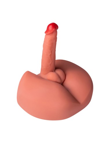 XISE - MIELE DILDO MASTURBATORE REALISTICO CON VIBRAZIONE 25 CM