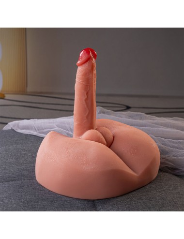 XISE - MIELE DILDO MASTURBATORE REALISTICO CON VIBRAZIONE 25 CM