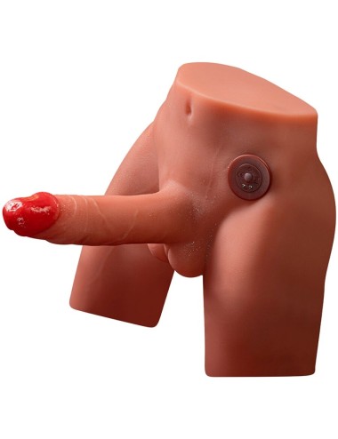 XISE - JASON DILDO MASTURBATORE REALISTICO CON SPINTA E VIBRAZIONE 17 CM