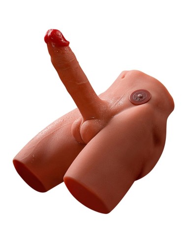 XISE - JASON DILDO MASTURBATORE REALISTICO CON SPINTA E VIBRAZIONE 17 CM