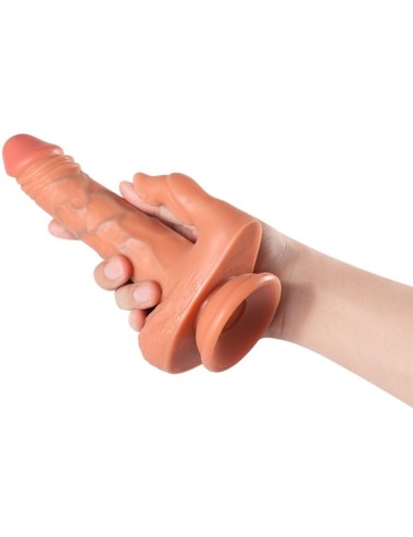 SHEQU - JULIAN DILDO E STIMOLATORE CLITORIDE CON VIBRAZIONE E TELECOMANDO 16 CM