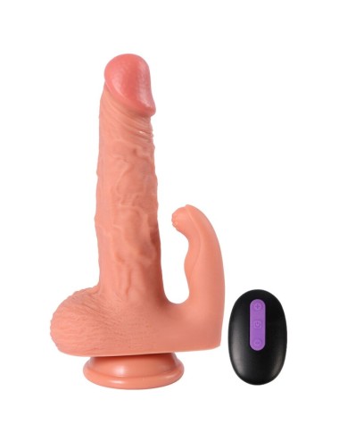 SHEQU - HAYDEN DILDO E STIMOLATORE CLITORIDE CON VIBRAZIONE E TELECOMANDO 16 CM