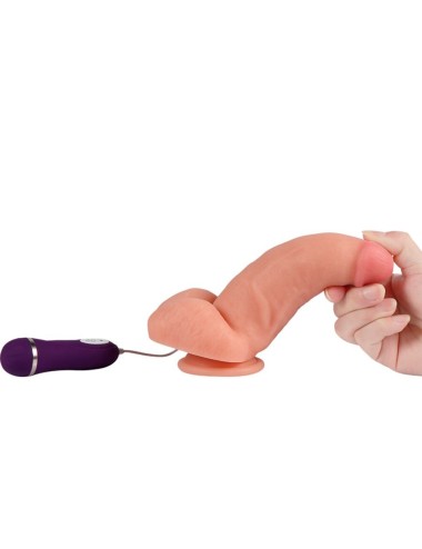 SHEQU - DILDO VIBRATORE AQUILA ROSSA CON TELECOMANDO 17 CM