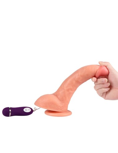 SHEQU - DILDO VIBRANTE BESTIA CON TELECOMANDO 24,5 CM