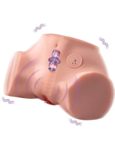 XISE - FENNIE SHAKING MASTURBATORE MULTIPOSIZIONE REALISTICO PER VAGINA E ANO CON VIBRAZIONE