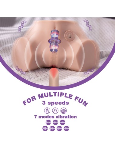 XISE - FENNIE SHAKING MASTURBATORE MULTIPOSIZIONE REALISTICO PER VAGINA E ANO CON VIBRAZIONE