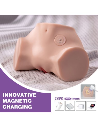 XISE - FENNIE SHAKING MASTURBATORE MULTIPOSIZIONE REALISTICO PER VAGINA E ANO CON VIBRAZIONE