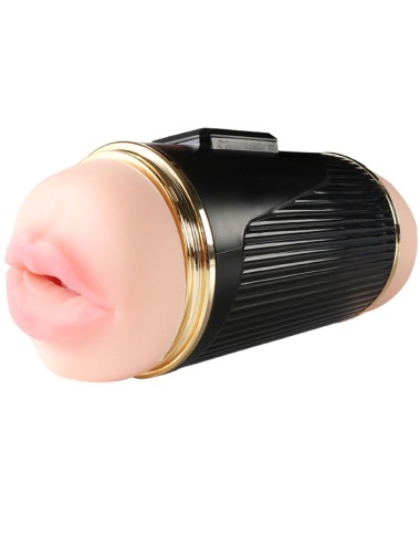 SHEQU - KAY DOPPIO MASTURBATORE CON DOPPIA BOCCA E VIBRAZIONE DELLA VAGINA