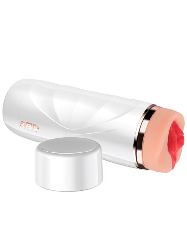 SHEQU - RILEY VAGINA MASTURBATORE CON VIBRAZIONE E ONDE STIMOLANTI