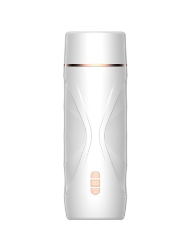SHEQU - RILEY VAGINA MASTURBATORE CON VIBRAZIONE E ONDE STIMOLANTI