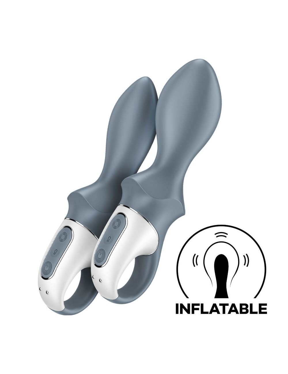 SATISFYER - AIR PUMP BOOTY 1 VIBRATORE ANALE GONFIABILE GRIGIO