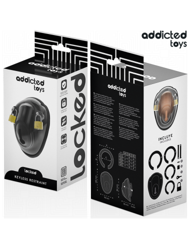 ADDICTED TOYS LOCKED - GABBIA PER PENE SENZA CHIAVE 11,5 CM