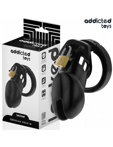 ADDICTED TOYS LOCKED - GABBIA PER PENE OBSIDIAN HOLD TAGLIA M