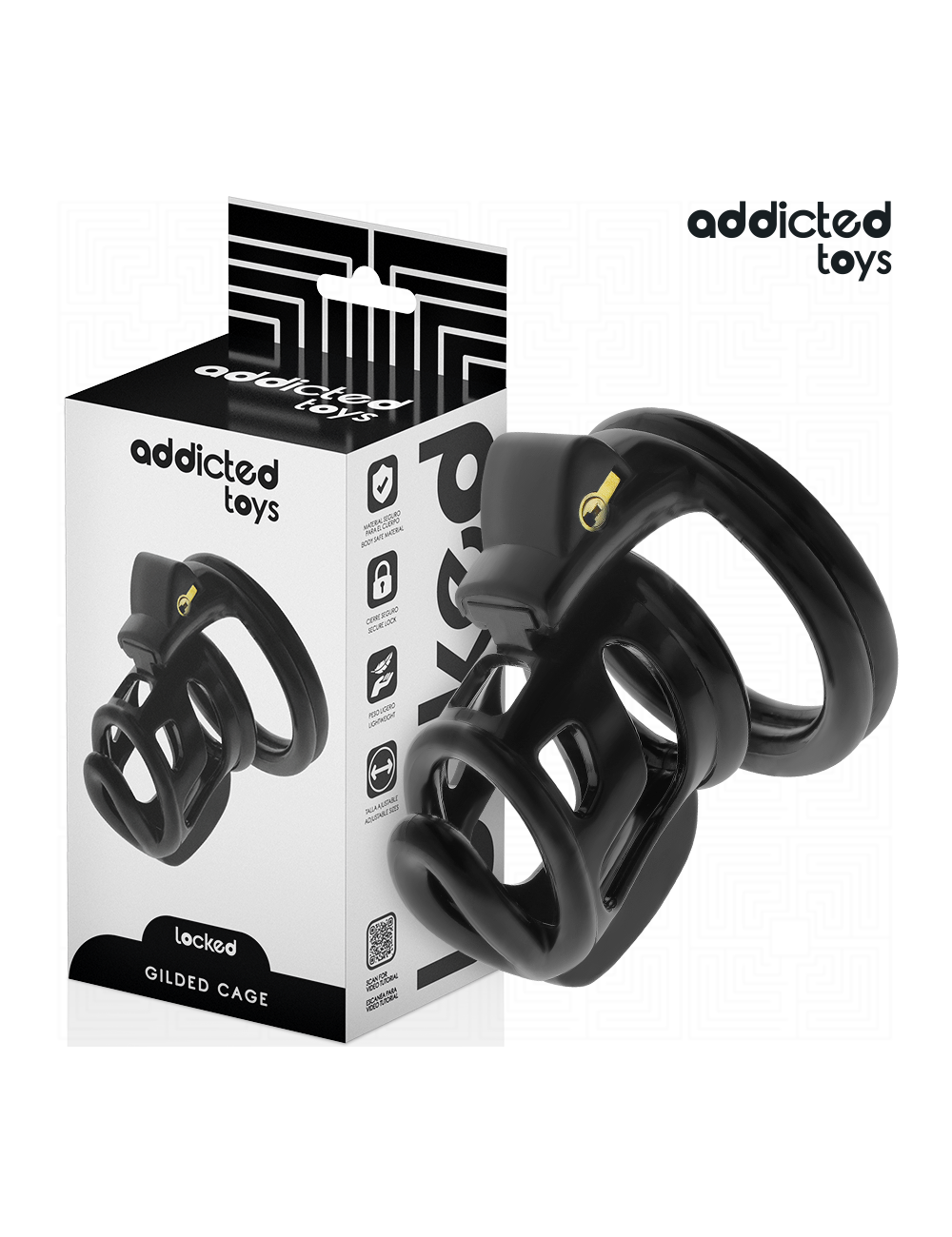 ADDICTED TOYS LOCKED - GABBIA PER PENE GILDEN CAGE 8 ADDICTED TOYS LOCKED - GABBIA PER PENE GILDEN CAGE 8