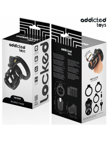 ADDICTED TOYS LOCKED - GABBIA PER PENE GILDEN CAGE 8,5 CM