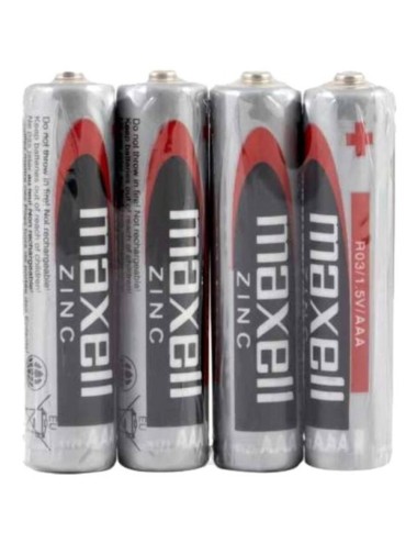 MAXELL - BATTERIA SALINA MANGANESO AAA R03 RETRATTILE*4