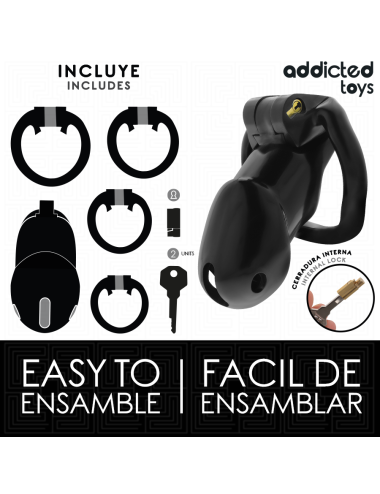 ADDICTED TOYS LOCKED - MINDNIGHT CELL GABBIA PER PENE TAGLIA L