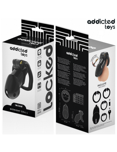 ADDICTED TOYS LOCKED - MINDNIGHT CELL GABBIA PER PENE TAGLIA L