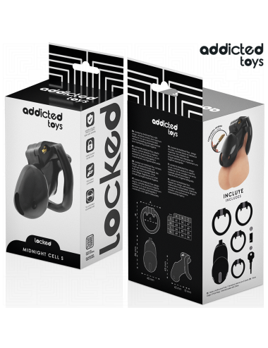 ADDICTED TOYS LOCKED- MINDNIGHT CELL GABBIA PER PENE TAGLIA S 4.8 CM