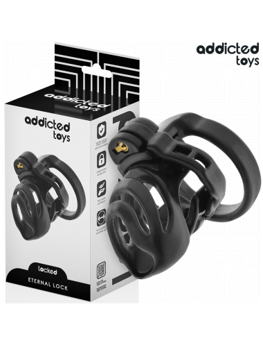 ADDICTED TOYS LOCKED - GABBIA PER PENE CON BLOCCAGGIO ETERNO 9 CM
