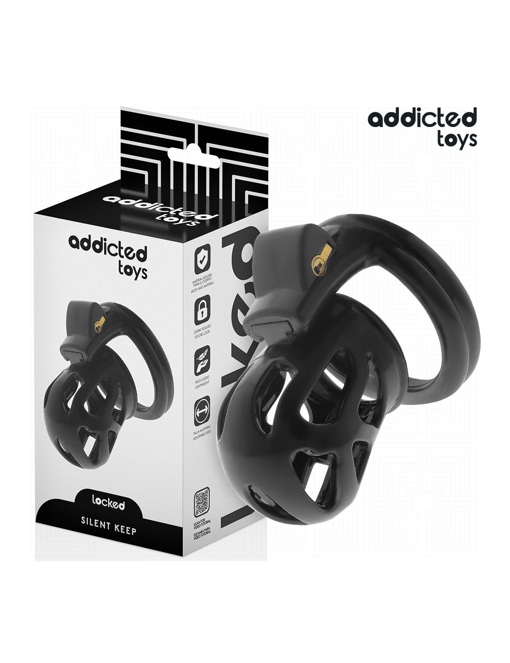 ADDICTED TOYS LOCKED - GABBIA PER PENE SILENZIOSA 7 ADDICTED TOYS LOCKED - GABBIA PER PENE SILENZIOSA 7