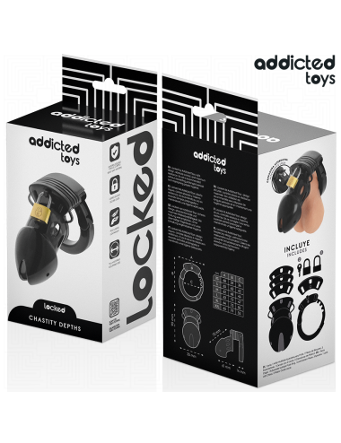 ADDICTED TOYS BLOCCATO - GABBIA PER PENE PROFONDA DI CASTITÀ 7,5 CM