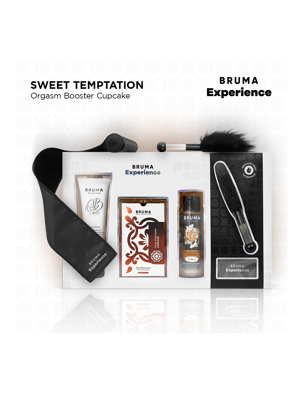 BRUMA XPERIENCE - KIT TENTAZIONE DOLCE AMERICANA CON POTENZIATORE DI ORGASMO BRUMA XPERIENCE - KIT TENTAZIONE DOLCE AMERICANA CON POTENZIATORE DI ORGASMO