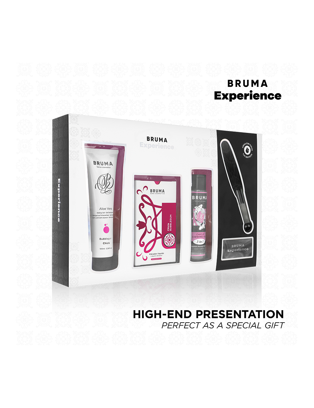 BRUMA XPERIENCE - KIT VIBRO-ORGASMICO PER LA TENTAZIONE DI GOMME DOLCI BRUMA XPERIENCE - KIT VIBRO-ORGASMICO PER LA TENTAZIONE DI GOMME DOLCI