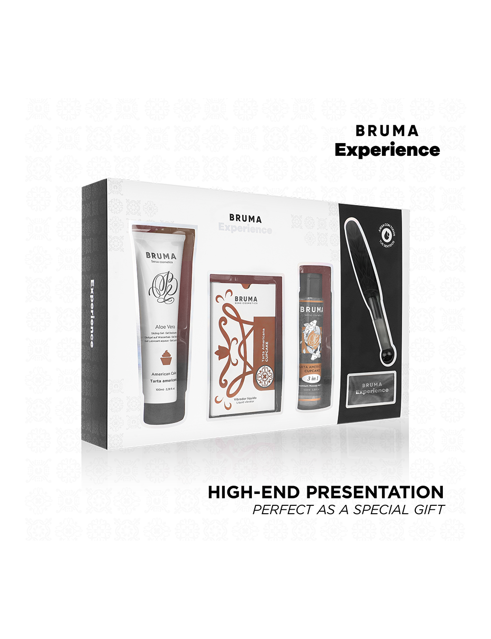 BRUMA XPERIENCE - KIT DOLCE TENTAZIONE TORTA AMERICANA VIBRO-ORGASMICA BRUMA XPERIENCE - KIT DOLCE TENTAZIONE TORTA AMERICANA VIBRO-ORGASMICA