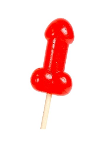 SECRETPLAY - LECCA-LECCA A FORMA DI PENE DI CARAMELLA ALLA CILIEGIA CON EFFETTO CALORE PICCANTE
