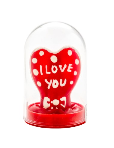 CONDOMERIE - PRESERVATIVI NOVITÀ DIPINTI A MANO CUORE - MODELLO I LOVE YOU 1