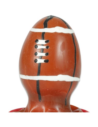 CONDOMERIE - PRESERVATIVI NOVITÀ DIPINTI A MANO PALLONE DA RUGBY