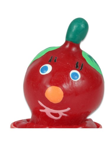 CONDOMERIE - PRESERVATIVI NOVITÀ DIPINTI A MANO POMODORO