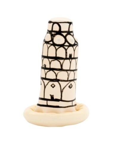 CONDOMERIE - PRESERVATIVI NOVITÀ DIPINTI A MANO TORRE DI PISA