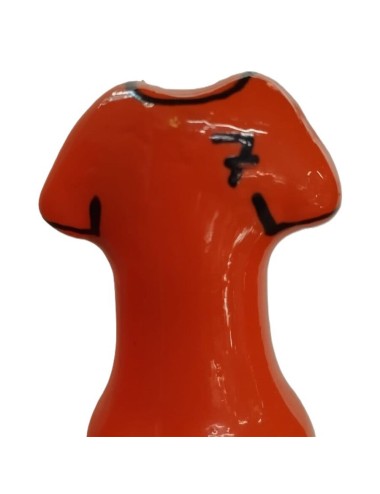 CONDOMERIE - PRESERVATIVI NOVITÀ DIPINTI A MANO MAGLIETTA ARANCIONE