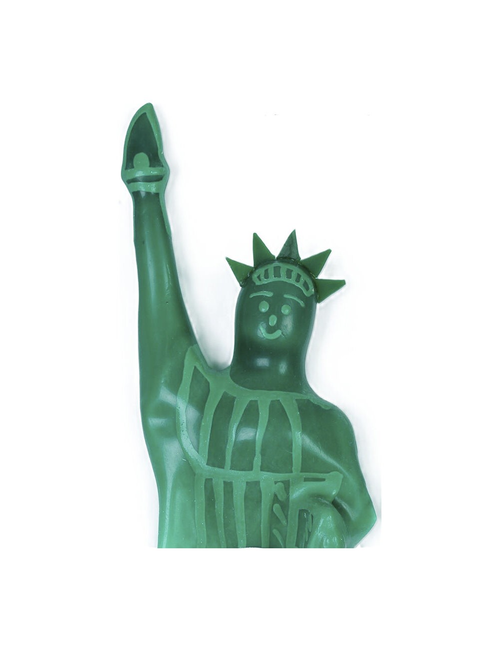 CONDOMERIE - PRESERVATIVI NOVITÀ DIPINTI A MANO MODELLO STATUA DELLA LIBERTÀ XL