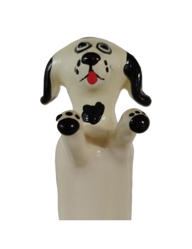 CONDOMERIE - PRESERVATIVI NOVITÀ DIPINTI A MANO HAPPY WHITE DOG XL