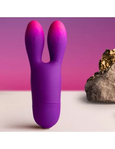 ROCKS-OFF - VIBRATORE FLESSIBILE GLO-GIRL BUNNY VIOLA