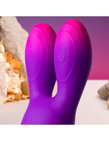 ROCKS-OFF - VIBRATORE FLESSIBILE GLO-GIRL BUNNY VIOLA