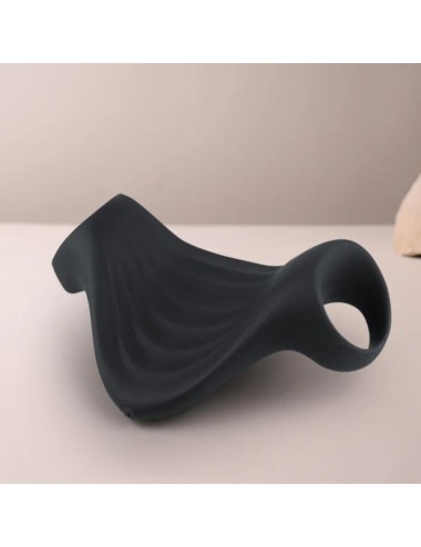 ROCKS-OFF - VIBRATORE FLESSIBILE PALM BLACK MASTURBATOR